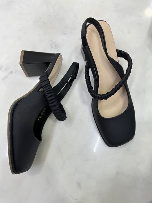 Retro Elegant Marry Jane Sling Block Heels
